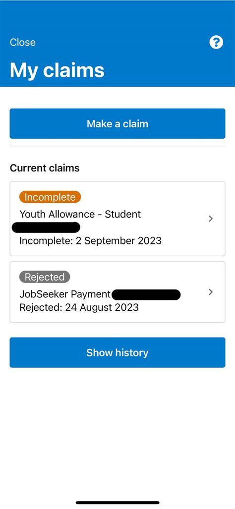 The maximum youth allowance payment is $679. . Why would centrelink rejected my claim